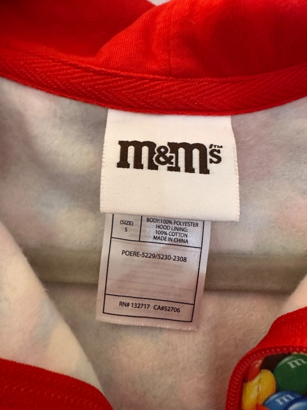 M&Ms Hoodie - Size Small, Unisex - Picture 2 of 6